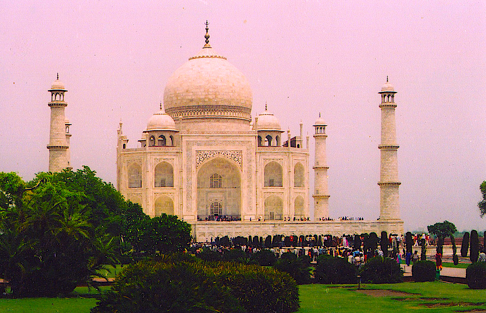The Taj Mahal, which honors love for a wife, took 22 years & 1,000 elephants to complete